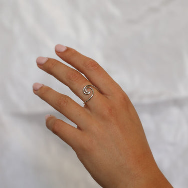Silver Ocean Ring
